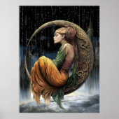 FD2 Enchanted Crescent Moon Goddess 31 Poster (Voorkant)