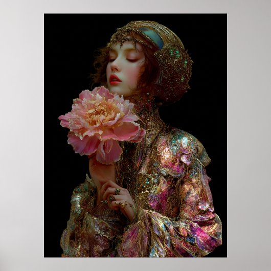 - FD2 Enchanting Fantasy Dreamy Muse 3 Iridescent  Poster (Voorkant)