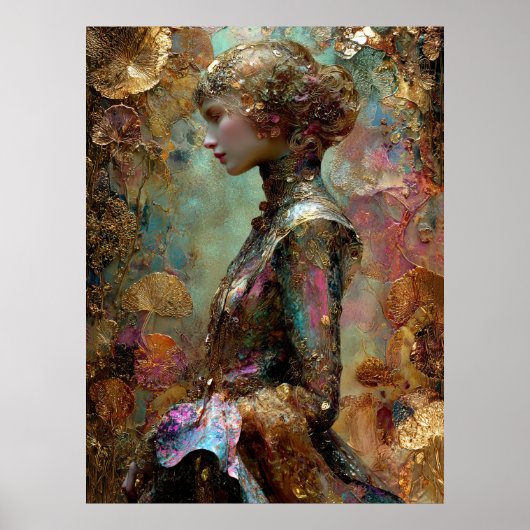 - FD2 Enchanting Fantasy Dreamy Muse Iridescent 1 Poster (Voorkant)
