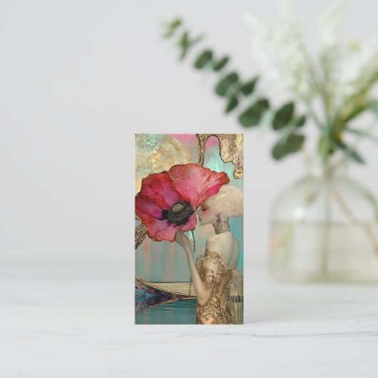 *~* *~* FD2 Nouveau Fantasy Ethereal Dreamlike 18 Visitekaartje (Staand voorkant)