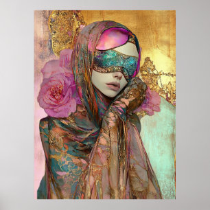 *~* FD2 Ornate Nieuw Art Nouveau Fantasie Ethische Poster