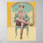 *~* FD2 Stijlvolle Young Boho MAN Cocktail 27 Poster (Voorkant)