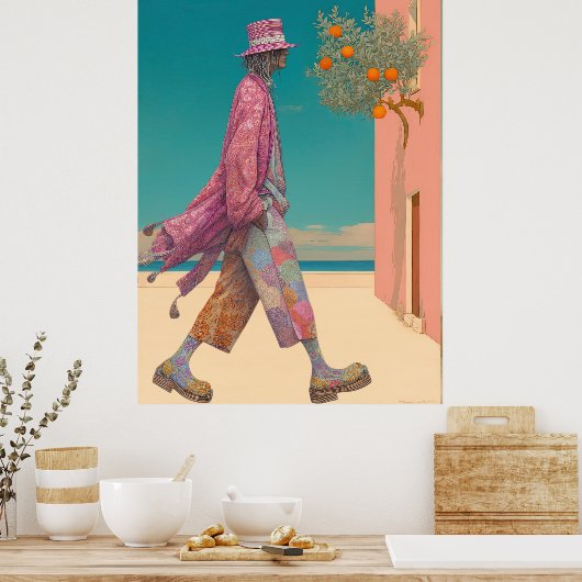 *~* FD2 Stijlvolle Young Boho MAN Cocktail 29 Poster (Keuken)