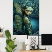 *~* FD3 27 Enchanting Forest Nymph Fantasy Poster (Thuiskantoor)