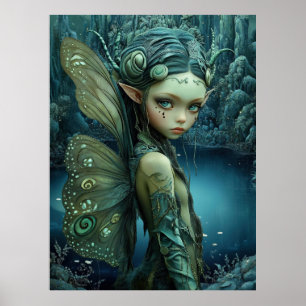 *~* FD3 27 Enchanting Forest Nymph Fantasy Poster