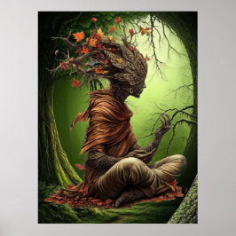 *~* FD3 28 betoverende vrouw aarde l keeper Poster