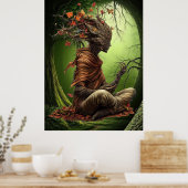 *~* FD3 28 betoverende vrouw aarde l keeper Poster (Keuken)