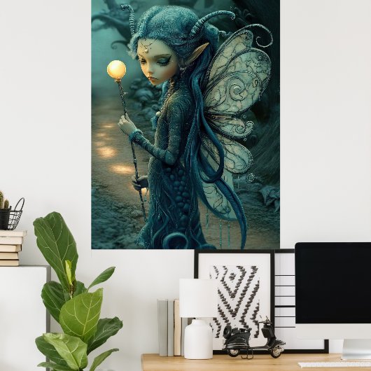 *~* FD3 37 Enchanting Forest Nymph Fantasy Poster (Thuiskantoor)