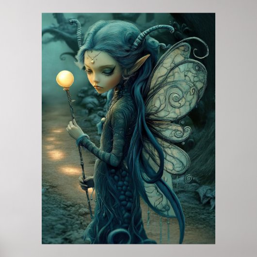 *~* FD3 37 Enchanting Forest Nymph Fantasy Poster (Voorkant)