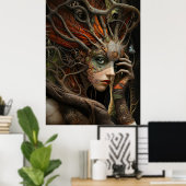 *~* FD3 42 Boom van het Leven Aarde Mystiek Poster (Thuiskantoor)