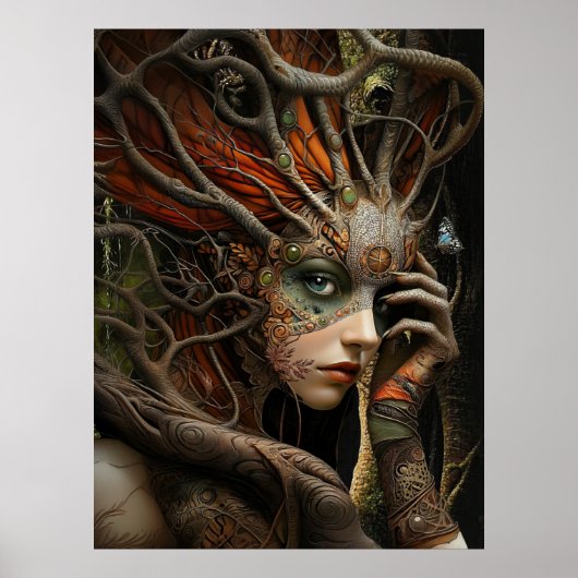 *~* FD3 42 Boom van het Leven Aarde Mystiek Poster (Voorkant)