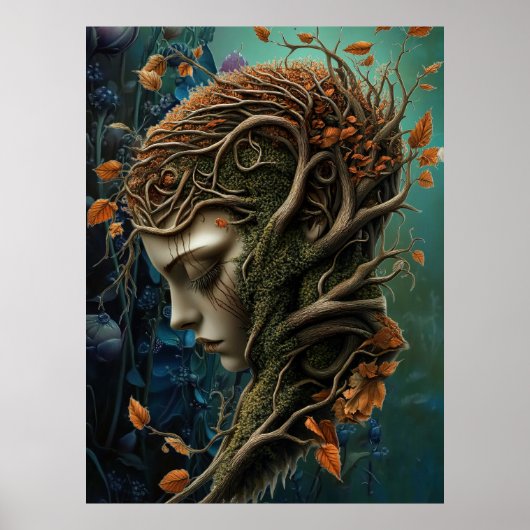 * FD3 Cosmic Earth Keeper Natuur Guardian 38 Poster (Voorkant)