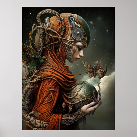*~* FD3  COSMIC GUARDIAN Earth Keeper Protector Poster (Voorkant)