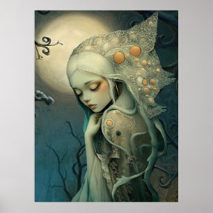 ** FD3 Enchanting Nymph Spirit Fantasy 19 Poster