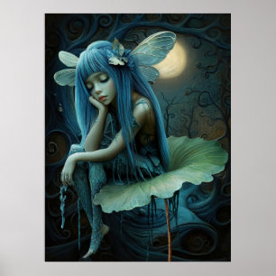 *~* FD3 Forest Nymph Fantasy Art 29 Poster
