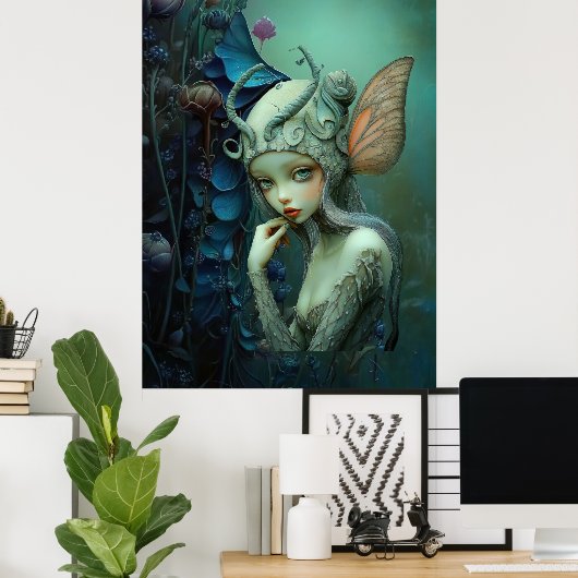 *~* FD3 Forest Nymph Fantasy Art 8 Poster (Thuiskantoor)