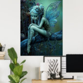 * FD3 Magical Forest Nymph Fantasy 44 Poster (Thuiskantoor)
