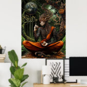 *~* FD3 Mystical WOMAN Earth Keeper 27 Poster (Thuiskantoor)