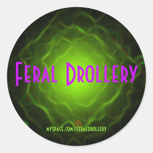 FD Boogy Sticky Ronde Sticker (Voorkant)