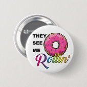 FD Rollin Button (Voorkant /achterkant)