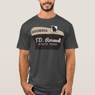 FD Roosevelt State Park Georgia Welkomstbord T-shirt