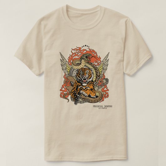 FD — T-shirt van de roeitijger (Design voorkant)