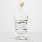 FDA Compliant Tweetalige Voedingsfeiten Etiket (Voorkant)