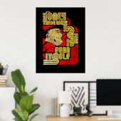 FDR Angst Typografisch ontwerp Afdrukken Poster (Thuiskantoor)