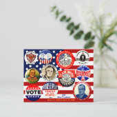 FDR - Carte postale (Debout devant)