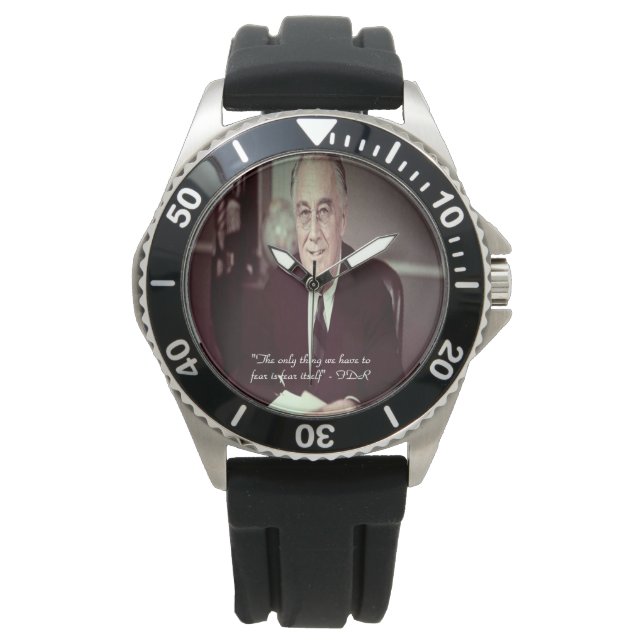 FDR & Citation "Rien à craindre" Montre (devant)