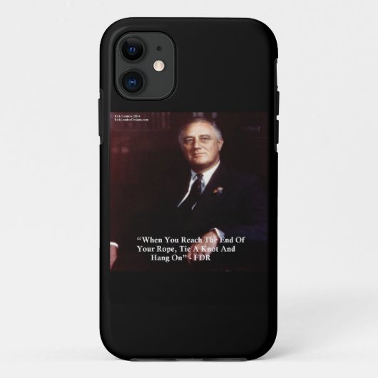 FDR et bout de la corde Iphone 5 Coque (Dos)
