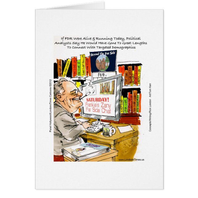 FDR Fireside Speech Funny Cartoon Gifts & Tees (Devant)