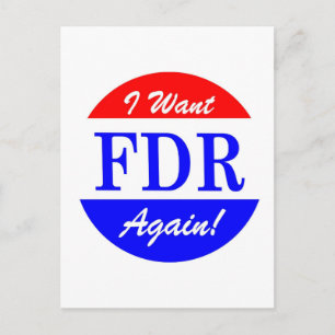 FDR - Het grootste President van Amerika Briefkaart