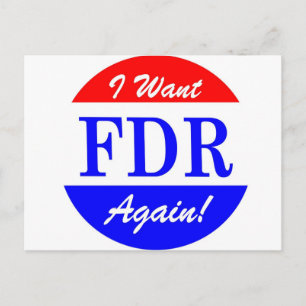 FDR - Het grootste President van Amerika Briefkaart