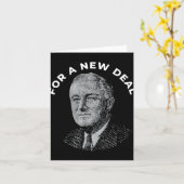 Fdr President Franklin Roosevelt New Kaart (Gele Bloem)