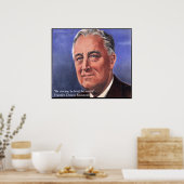 FDR (Roosevelt) "Be Brief" Posters van het Wisdom  (Keuken)