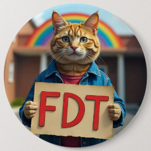 FDT als je het weet Ronde Button 6,0 Cm