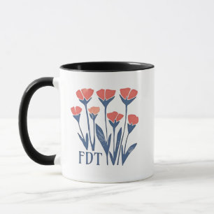 FDT Bloemenkrans Subtiele Vrouwelijke Boho Anti-Tr Mok