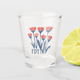 FDT Bloemenkrans Subtiele Vrouwelijke Boho Anti-Tr Shot Glas