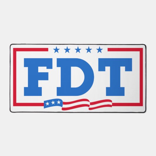 FDT Grappig Anti-Trump No-Trump Bureaumat (Voorkant)