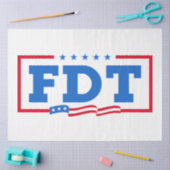 FDT Grappig Anti-Trump No-Trump Tissuepapier (Craft)