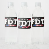 FDT Grappig Anti-Trump No-Trump Waterfles Etiket (Flessen)