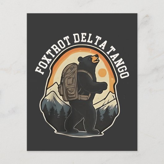 FDT Resist Beer Foxtrot Delta Tango Flyer (Voorkant)