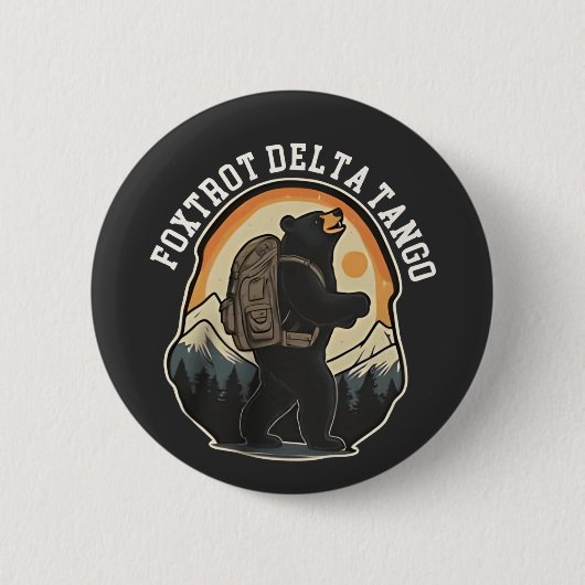 FDT Resist Beer Foxtrot Delta Tango Ronde Button 5,7 Cm (Voorkant)