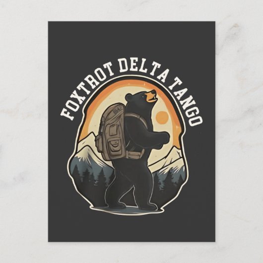 FDT Resist Beer Foxtrot Delta Tango Uitnodiging Briefkaart (Voorkant)