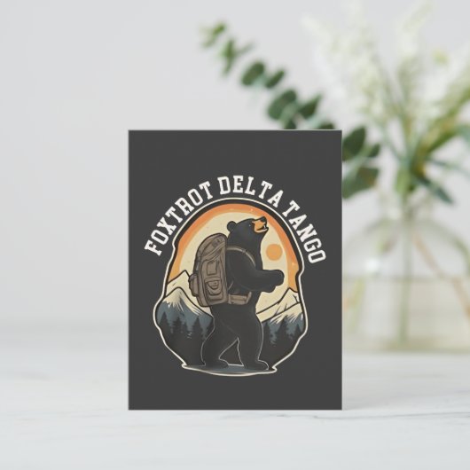 FDT Resist Beer Foxtrot Delta Tango Uitnodiging Briefkaart (Staand voorkant)