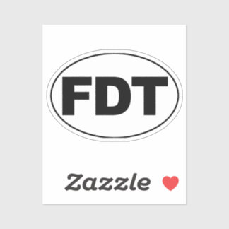 "FDT" STICKER