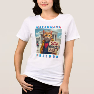 FDT verdedigt politieke vrijheid Tri-Blend Shirt