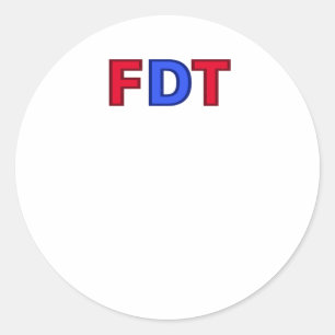 FDT - Voor Donald Trump Sticker