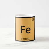 Fe - Fret Chemie Periodiek Systeem Element Koffiemok (Center)